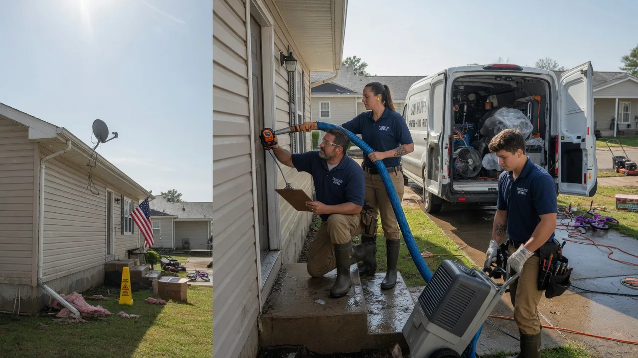 Ceiling Water Damage Restoration in Blair, OK near me