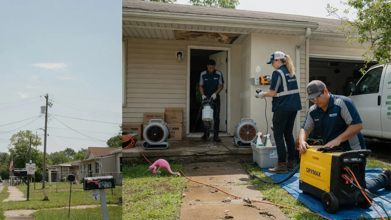 Storm Damage Water Removal in Blair, OK near me